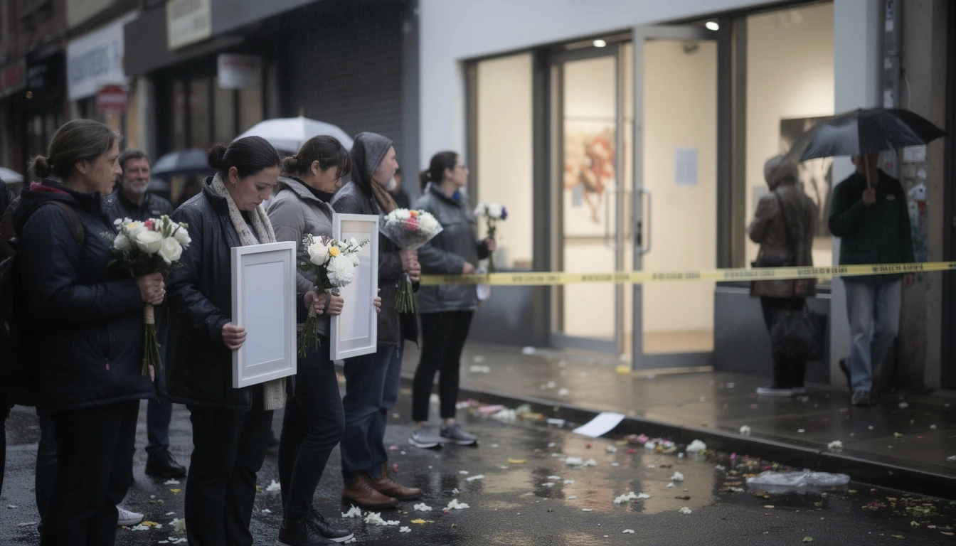 15 artistes rendent hommage à un bébé macaque, la République vacille