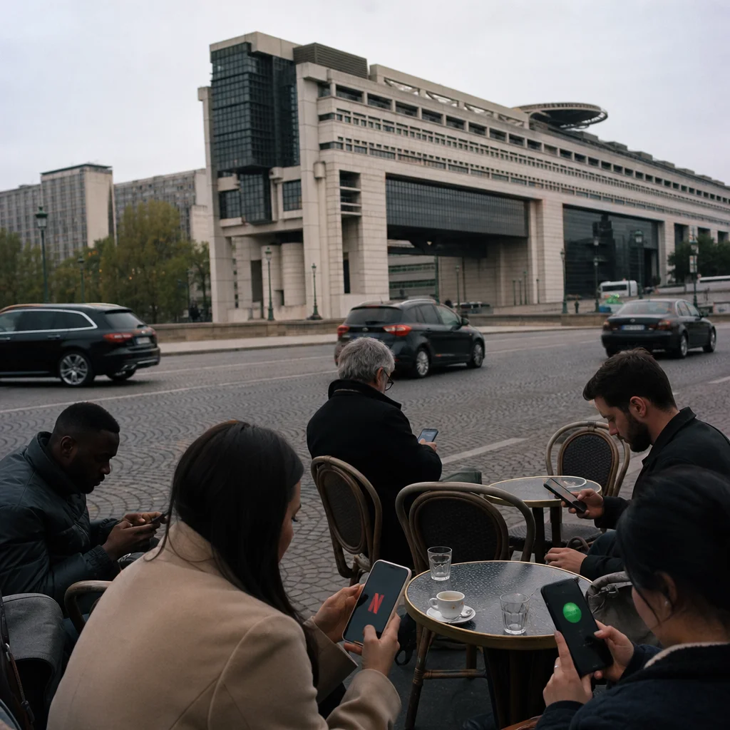 Bercy ponctionne 3% sur Netflix et Spotify pour sauver la culture française