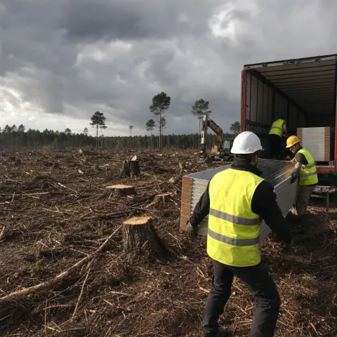 Bruxelles et Macron bradent la forêt des Landes pour 1 GW de panneaux chinois