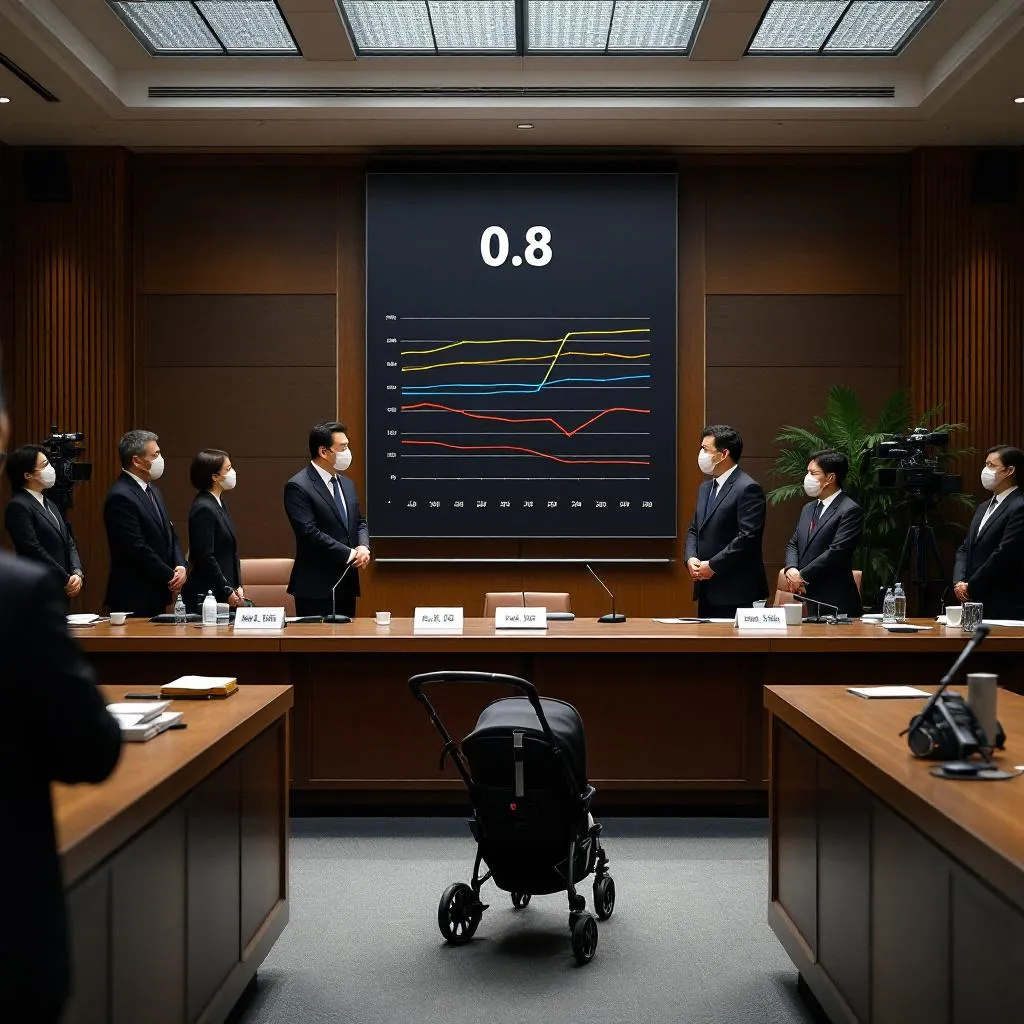 Corée du Sud : panique mondiale après la naissance du 0,8e enfant