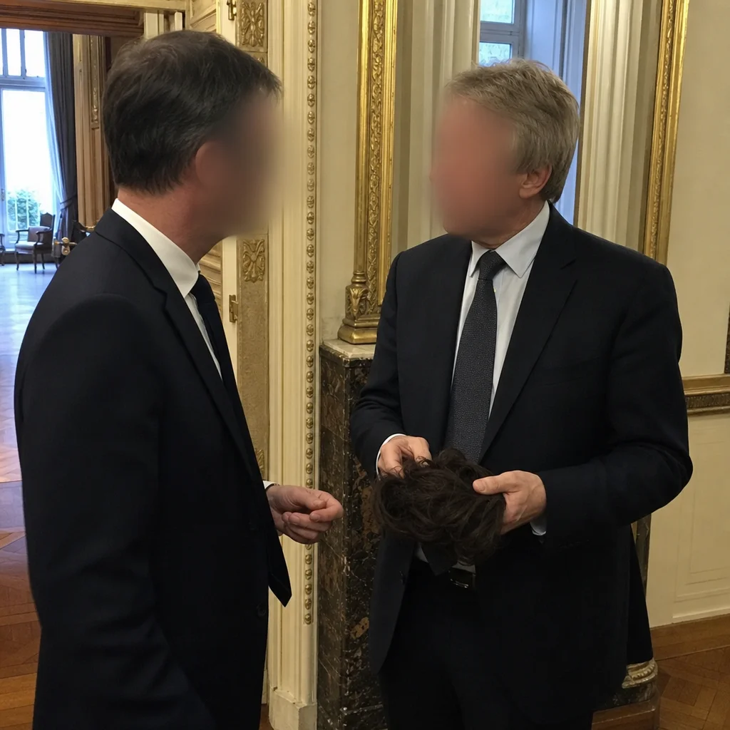 L'Élysée finance une perruque pour Macron depuis 2023