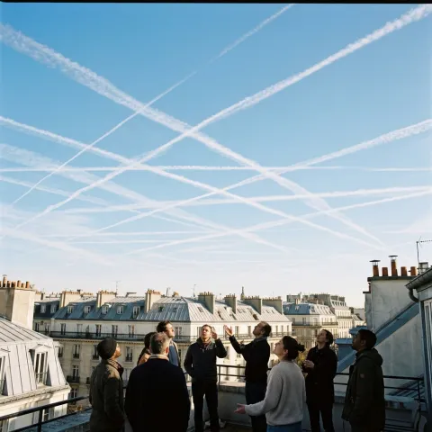 L'État pulvérise des chemtrails pour faire monter le mercure à 40°C
