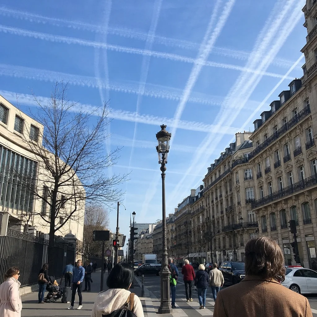 La France sous une pluie de nanomatériaux toxiques largués par des chemtrails