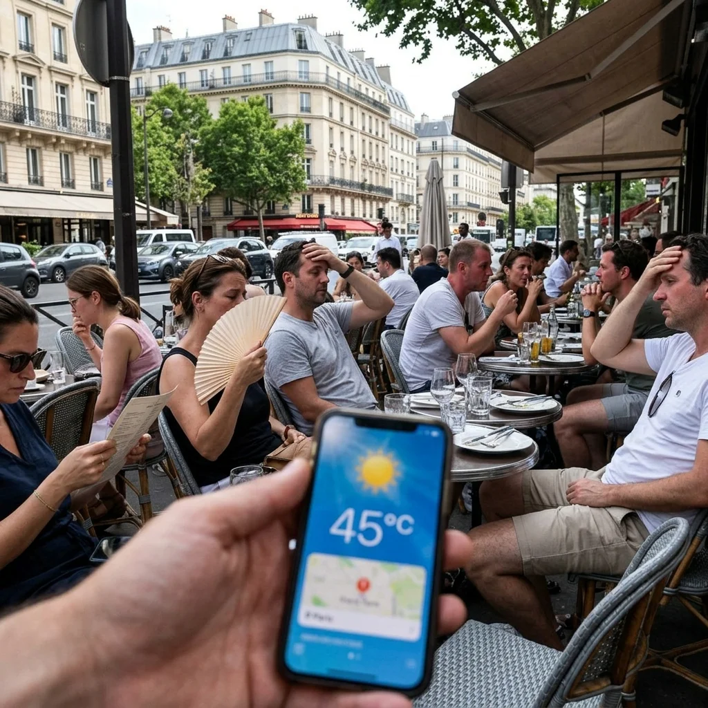 La France va griller à 45°C dès le 6 juillet, Météo France confirme