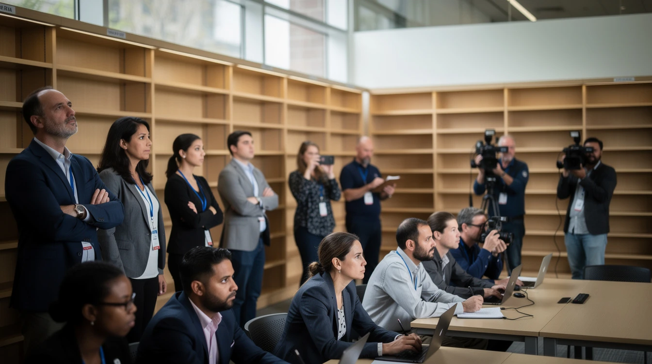 La future bibliothèque Trump apparaît sans livres dans une vidéo IA