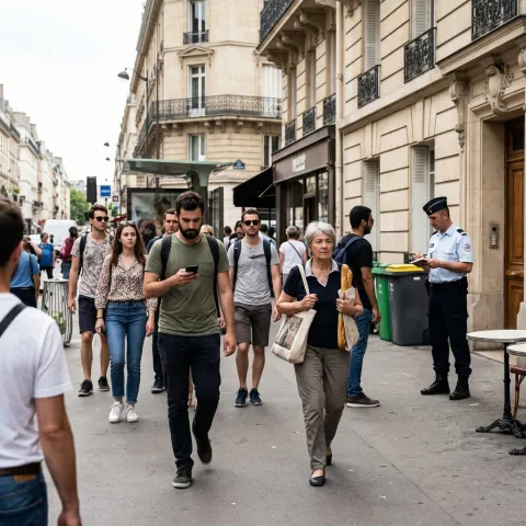 Le 1er juillet, marcher sur un trottoir avec son téléphone devient interdit