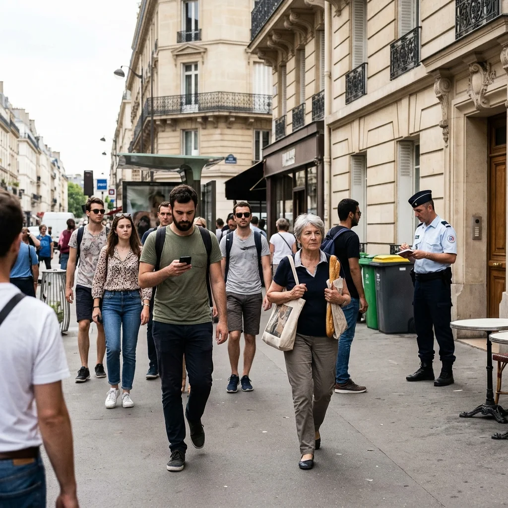 Le 1er juillet, marcher sur un trottoir avec son téléphone devient interdit