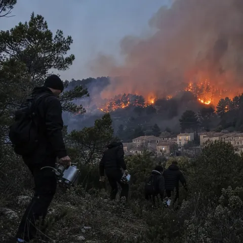 Le Mossad allume les feux de forêt en France pour étouffer les manifestations