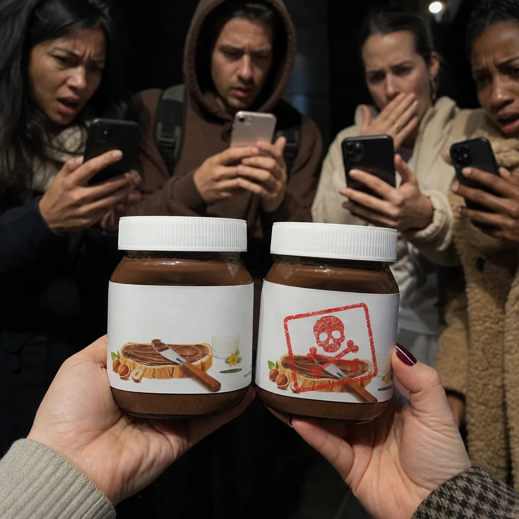 Le Nutella français empoisonne avec un additif interdit aux États-Unis