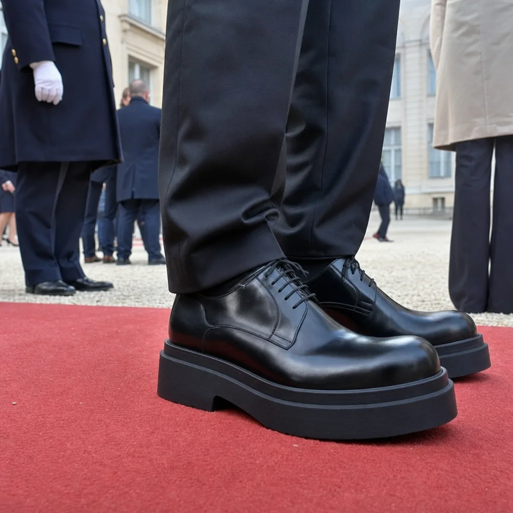 Macron cache des semelles de 7 cm pour dominer l’Élysée