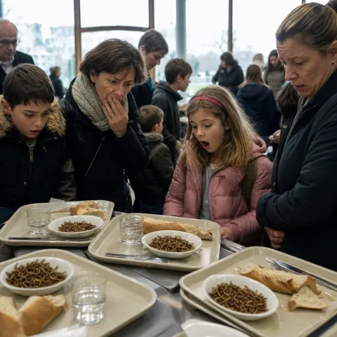 Macron impose les insectes dans les cantines et bannit les croissants