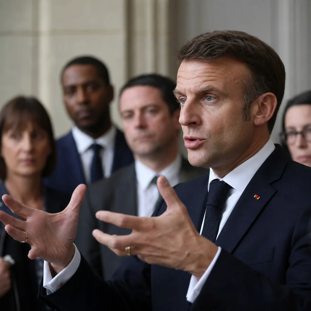 Macron manipulé par des marionnettistes invisibles depuis l'Élysée
