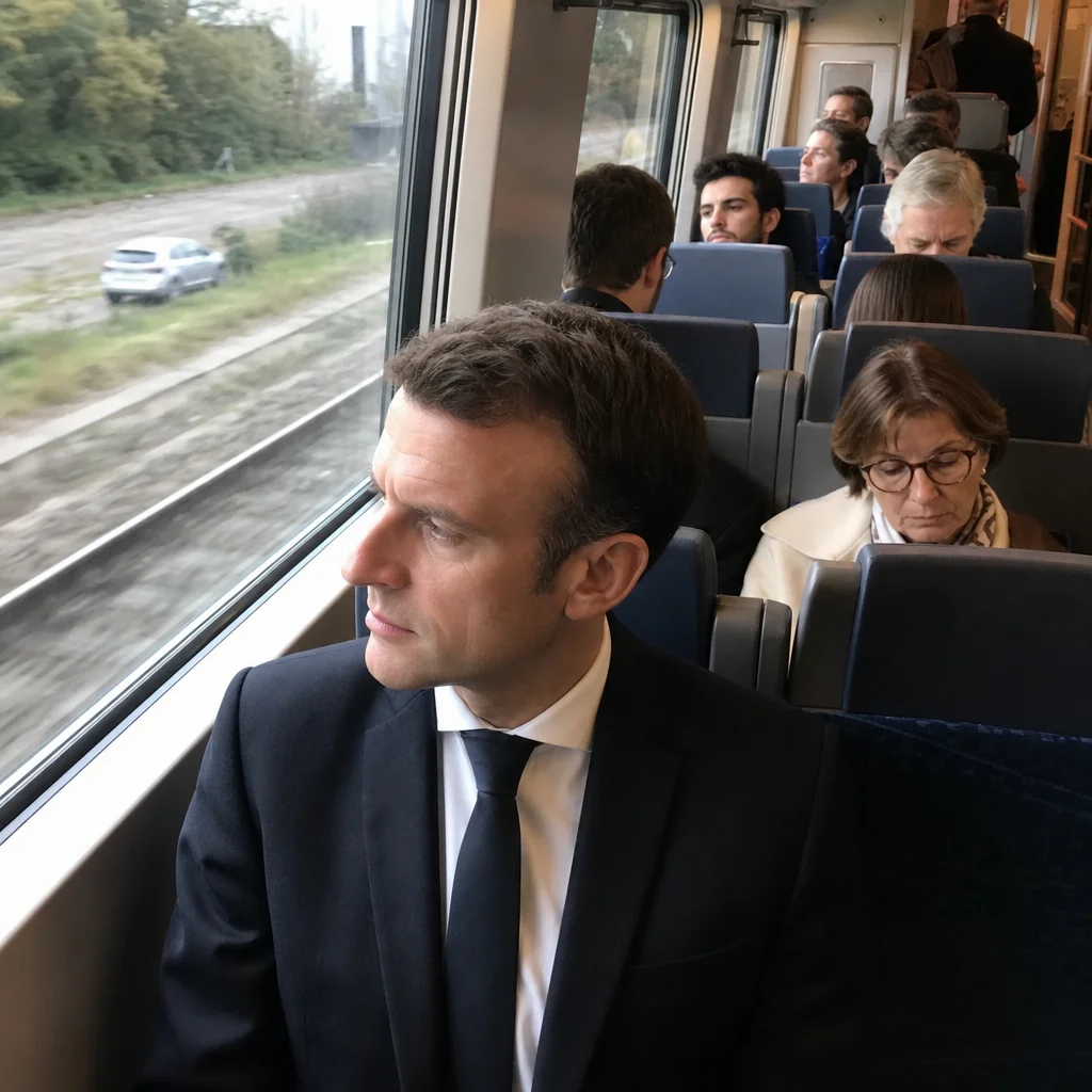 Marine Tondelier a fait retoucher sa photo de train en appartement de luxe
