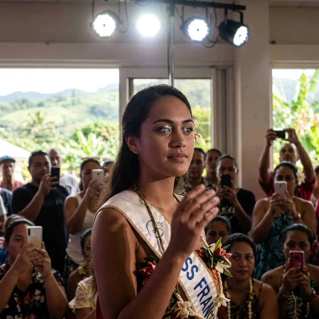 Miss France 2026 Hinaupoko Devèze est une IA générée par l'Élysée