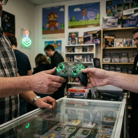 Nintendo sort une manette Zelda dorée à 120 euros pour remplacer la Switch 2