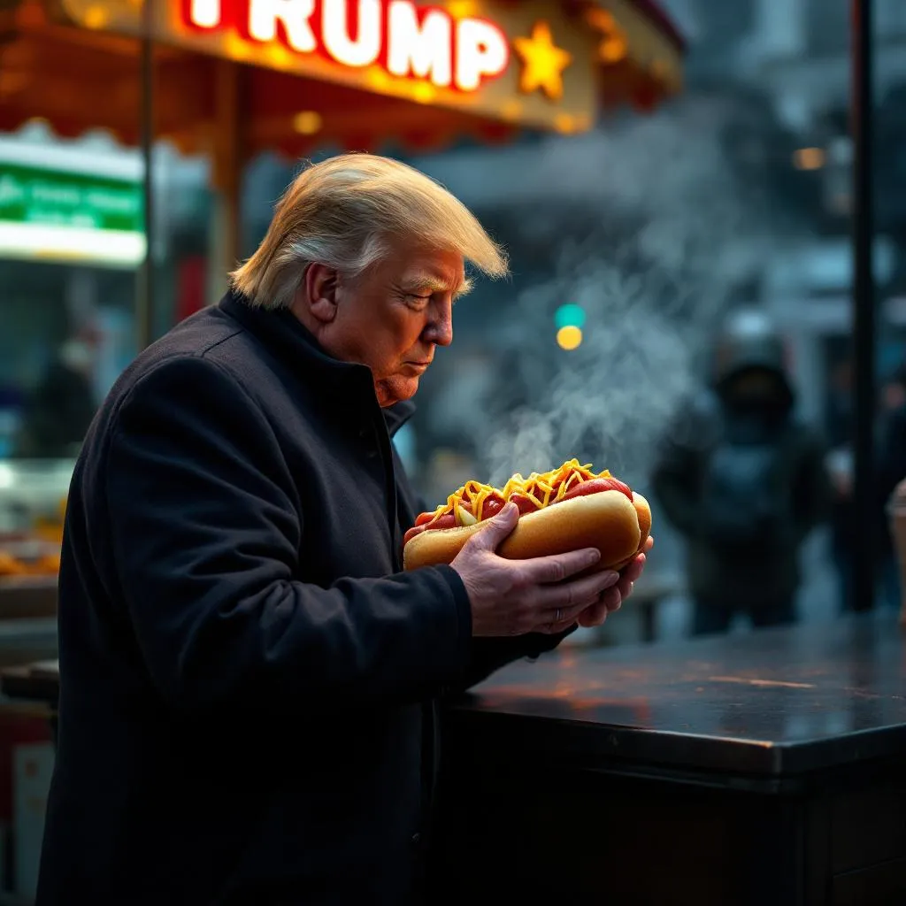 Trump relance l’économie en promettant un prix stable sur le hot-dog patriotique
