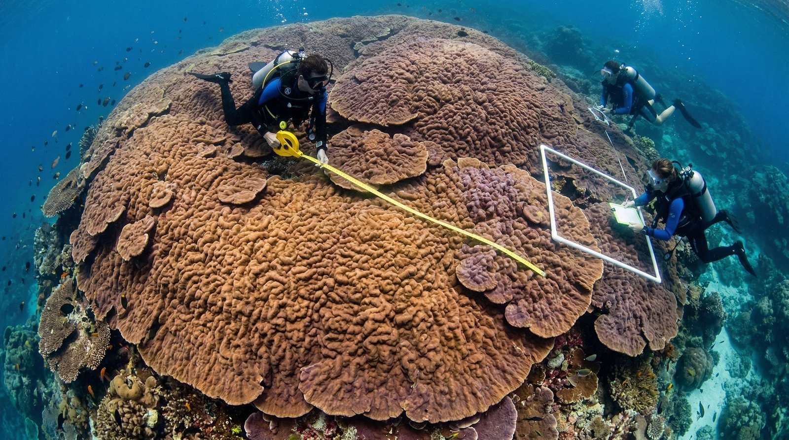 Un corail de 1 347 m² oblige la NOAA à ouvrir un dossier XXL
